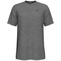 Nike Dri-FIT Fitness-T-Shirt Herren Dark Grey Heather/Black XXL