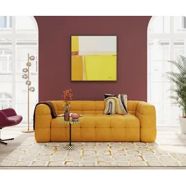 Kare DESIGN Sofa Salamanca Stoff Gelb