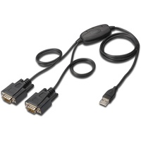 Digitus USB 2.0 auf 2x seriell Adapter (DA-70158)