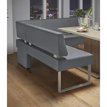 Home Affaire Eckbank »Rab«, in 2 Breiten (180 oder 200 cm), Bezug in verschiedenen Qualitäten, grau