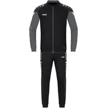 Jako Trainingsanzug Polyester Performance schwarz/anthra light 164