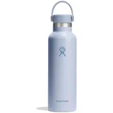 Hydro Flask - Standard Mouth Trinkflasche 621ml (21oz) - Isolierte Wasserflasche aus Edelstahl - Sportflasche mit auslaufsicherem Flex Deckel & Gurt - Thermoflasche Spülmaschinenfest - Surf