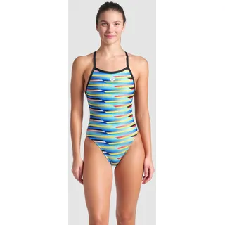 Arena Racing Stripe Swimsuit Black Multi-black 34
