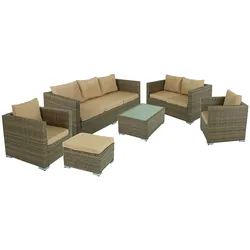 Sitzgruppe MURCIA 6-tlg Garten Sitzecke Lounge Terrasse