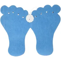 Folat Baby Boy Papier Girlande Füße Banner 6 m Blau