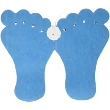 Folat Baby Boy Papier Girlande Füße Banner 6 m Blau