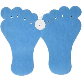 Folat Baby Boy Papier Girlande Füße Banner 6 m Blau