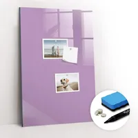 Tulup Magnettafel, Violett, Glas, 40x0.4x60 cm, Dekoration, Magnettafeln &