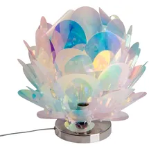 NÄVE Tischleuchte Schreibtischlampe Nachttischlampe Schlafzimmerlampe Irisierend