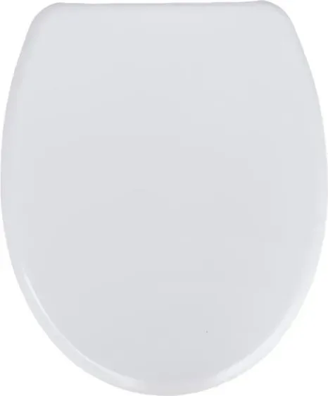HomSeat O-förmiger Premium-Toilettensitz mit Absenkautomatik – Hergestellt aus hochwertigem Kunststoff, 38,5 x 37,0 cm, 1 Set