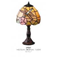 Tiffany Tischleuchte Durchmesser 15cm, Höhe 29cm LP361 Leuchte