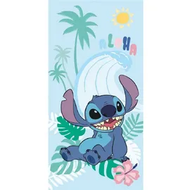 COFI Lilo & Stitch Kinderhandtuch 70 x 140 cm blau
