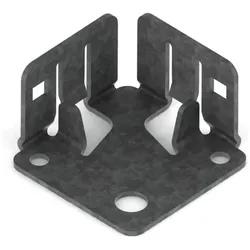 Meta Fußplatte (Steckfuß) Speed Rack, verzinkt