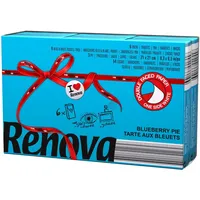 Renova Red-Label blaue Taschentücher mit Blaubeerkuchen-Aroma, 6 Packungen, 20 Stück