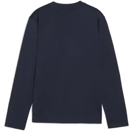 Puma teamGOAL Trainings-Sweatshirt Jungen 06 navy/persian blue/white 128