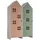 Vipack Kleiderschrank Set Casami Bruges in trendigem Design, 2 Kleiderschränke (2-St., Schranktüren in verschiedenen Farbkombinationen und Fensteranordnungen) variable Anordnung, Kleiderschränke mit Böden und Kleiderstange grün