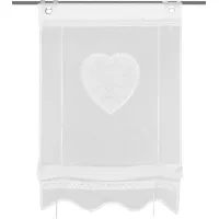 HOME WOHNIDEEN Bändchenrollo ¦ weiß ¦ Maße cm) b): 45