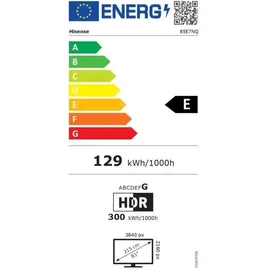 Hisense 85E7NQ 85 Zoll QLED 4K TV