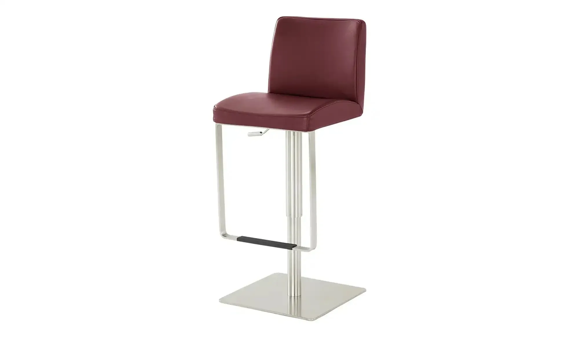 Barhocker Leder  ¦ rot ¦ Maße (cm): B: 39 T: 36.0