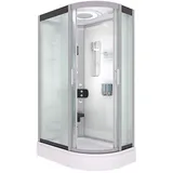 AcquaVapore Dampfdusche Sauna Dusche Duschkabine D60-70M2R-EC 80x120 cm Mit 2k Scheiben Versiegelung