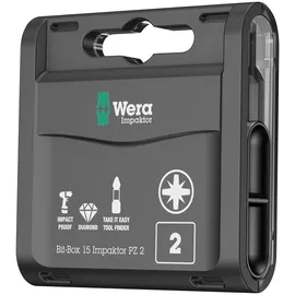 WERA Impaktor PZ 2 Bit-Set 15-teilig