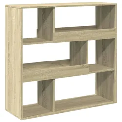 vidaXL Bücherregal/Raumteiler Sonoma-Eiche 100x33x94,5 cm