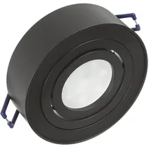 Maclean Brackets Einbauleuchte 10 Rund Schwarz Aluminium GU5.3 IP20