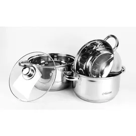 Maestro MR-2020-6M 6-teiliges Kochgeschirr-Set, Pfanne - Weiß