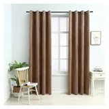 vidaXL Verdunkelungsvorhang Ösen 140 x 225 cm samt beige