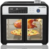 Best Direct Best Direct® XXL Heißluft Backofen, - Minibackofen mit Drehspieß Chef O Matic Double Door Oven