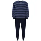 HAJO Pyjama bunt Blau M
