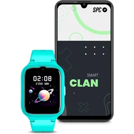 SPC Smartee 4G Kids BT 40 mm Kunststoffgehäuse Türkis Silikonarmband Türkis M