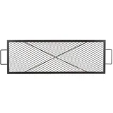 Vevor Grillrost 1110 x 380 x 25 mm Stahl schwarz