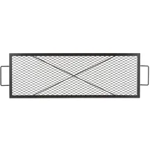 Vevor Grillrost 1110 x 380 x 25 mm Stahl schwarz
