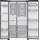 Samsung RS70F66KBT Side-by-Side (409 l, 1780 mm hoch, Edelstahl)