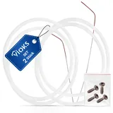 Vioks Set 2 Stk Reparatursatz Pumpentopf Dichtung 12005744 - Ø 182mm für Spülmaschine Pumpentopf-Dichtung Siemens Bosch Neff Pumpensumpfdichtung Siemens Geschirrspüler Ersatzteile bei Fehler E15