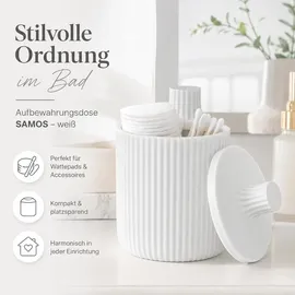 Testrut Aufbewahrungsdose Samos 1-tlg. weiß