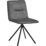 Musterring Polsterstuhl JustB SP500 Veloursstoff 1 x 1 x 1 cm Grau