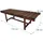 Relaxdays Gartenbank 110 x 35 x 38 cm Braun