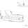 Beliani Ligure Gartenliege 199 x 74 x 72 cm Hellbraun