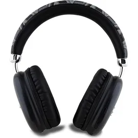 GUESS Bluetooth-Kopfhörer Gcube Metallic Script Logo, Schwarz