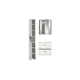 Möbel Kraft Badezimmer-Set Ice 2-tlg. Weiß