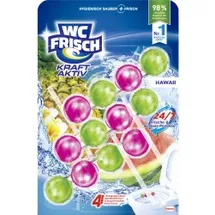 Henkel WC-Reiniger Kraft-Aktiv Duftstein Hawaii 3 St.
