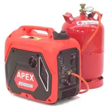 Gas u. Benzin Generator Stromerzeuger 2000 LPG Stromaggregat Inverter 06291