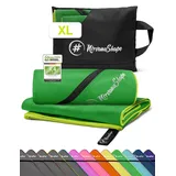 NirvanaShape Mikrofaser Handtuch, Microfaser Handtücher als Badetuch, Reisehandtuch, Strandtuch, Sporthandtuch für Fitness, Strand, XL 200 x 100 cm