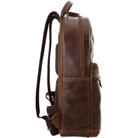 X-ZONE Laptoprucksack X-ZONE Braun