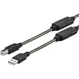 Vivolink PROUSBAB15 15 m, USB 2.0 USB Kabel