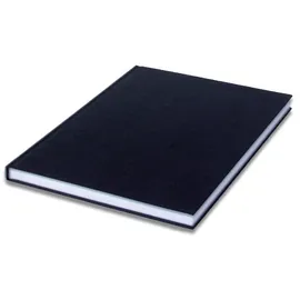 RÖSSLER Notizbuch A4 blanko Schwarz