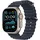 Apple Watch Ultra 2 GPS + Cellular 49 mm Titangehäuse schwarz, Ocean Armband marine