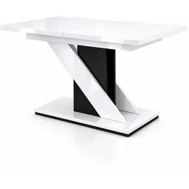 OTTO home Torino 120 x 75 x 80 cm schwarz/weiß